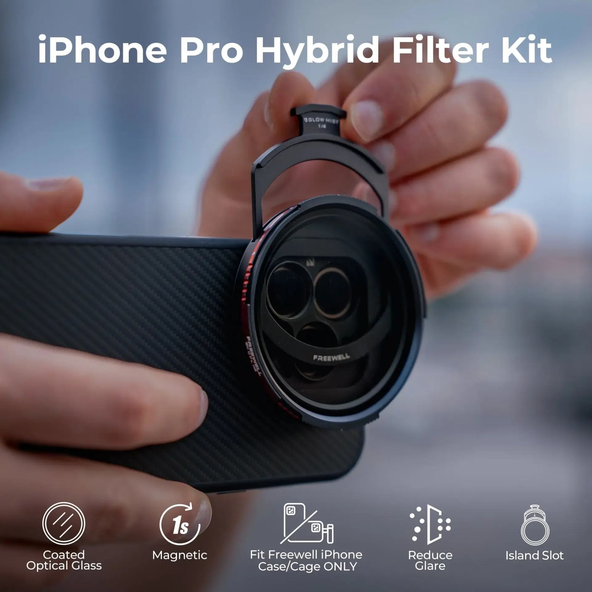 Freewell Freewell iPhone Pro Hybrid Filter Kit Filtre Seti Görsel 2