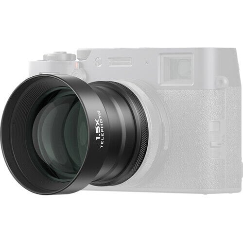 Freewell Freewell 1.5x Telephoto Lens Fujifilm X100 Serisi Siyah Telefoto Dönüştürücü Lens Görsel 2