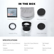 Freewell 1.5x Telephoto Lens for FUJIFILM X100 Series (Siyah)