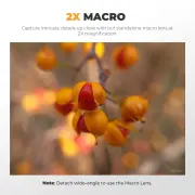 Freewell 2-in-1 Wide-Angle and Macro Lens for FUJIFILM X100 Series (Siyah)