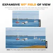 Freewell 2-in-1 Wide-Angle and Macro Lens for FUJIFILM X100 Series (Siyah)