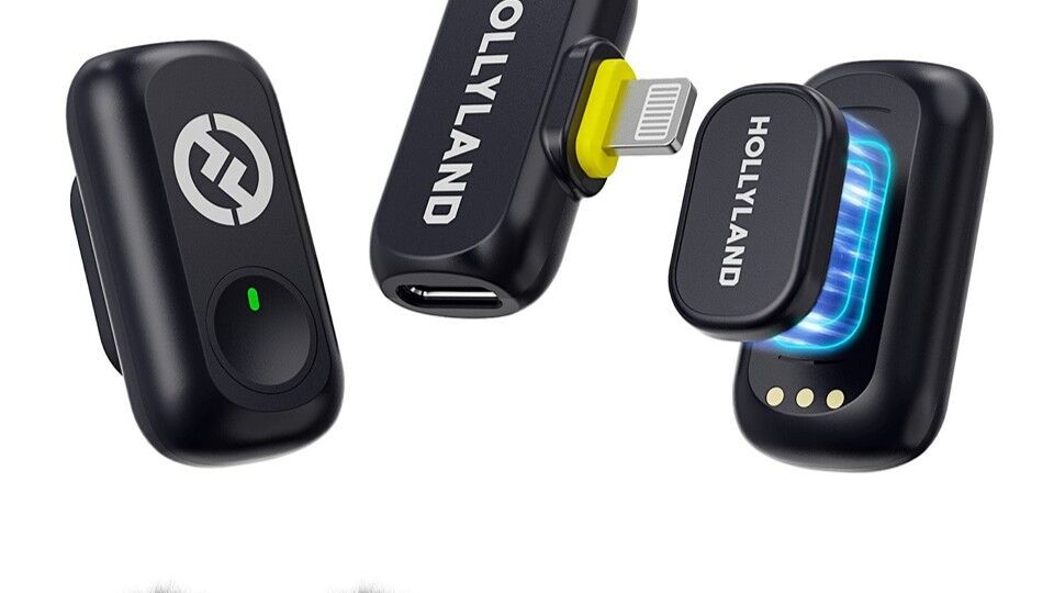 Hollyland Hollyland LARK A1 Duo Type-C Kablosuz Yaka Mikrofonu Sistemi Görsel 2