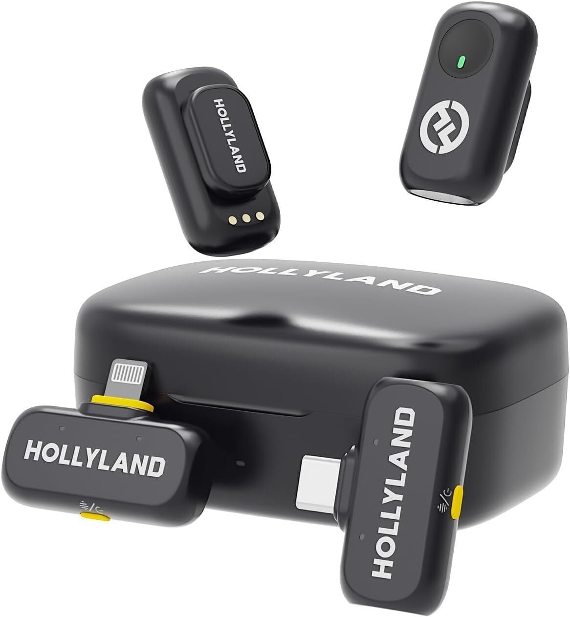 Hollyland Hollyland LARK A1 Combo 2 Kişilik Kablosuz Mikrofon Sistemi - Ürün Detay Görseli