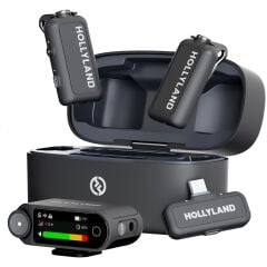 Hollyland LARK MAX 2 Combo 2 Kişilik Kablosuz Mikrofon Sistemi