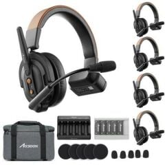 Accsoon CoMo SE Full-Duplex 5-Person Wireless Intercom System (2.4 GHz)