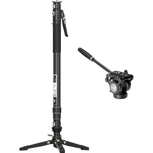 YC Onion Pineta Pro FH60S Karbon Fiber Video Monopod Kit