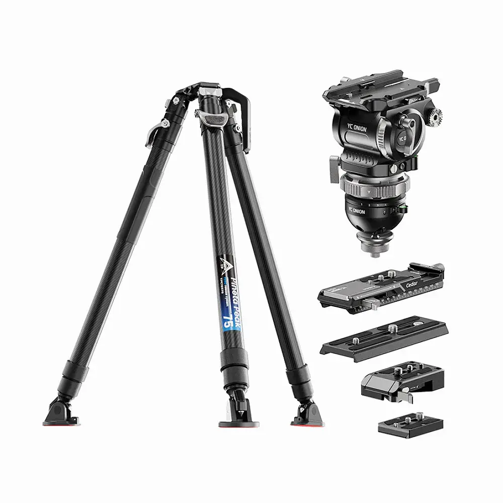YC Onion YC Onion Pineta & CB7 Cedar Fluid Head Karbon Fiber Tripod Kit Görsel 2