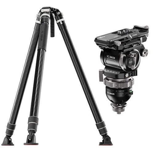YC Onion Pineta Lite & CB7 Cedar Fluid Head Karbon Fiber Tripod Kit