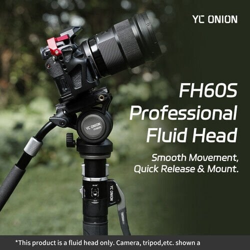YC Onion YC Onion Tako 52mm Bowl Head FH60S Fluid Head Tripod Seti Görsel 5