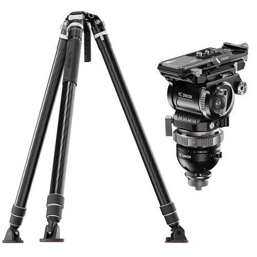 YC Onion Pineta Lite & CB7 Cedar & Ground-Spreader Karbon Fiber Tripod Kit