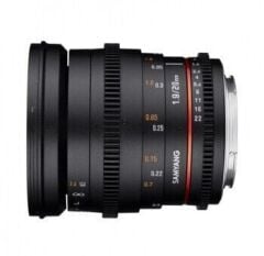 Samyang 20mm T1.9 VDSLR Full Frame Cine Lens (Sony E Mount)