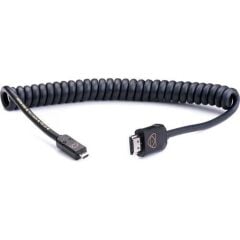 Atomos ATOM4K60C2 – AtomFLEX HDMI (Type-A) Erkek – Micro-HDMI (Type-D) Erkek Sarmal Kablo (40–80 cm)