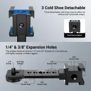 NEEWER CA173 Üçlü Cold Shoe Montaj Plakası
