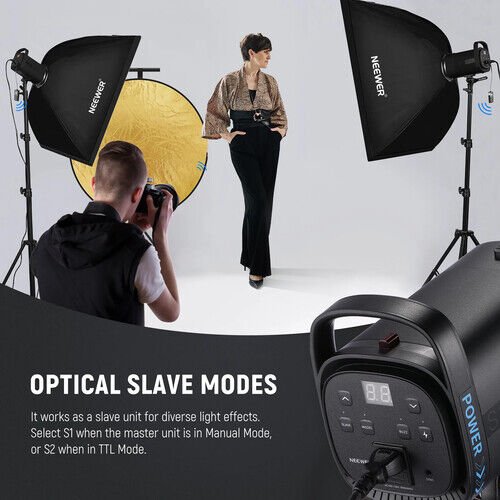 Neewer S101-400W Pro Profesyonel Stüdyo Flaşı (Tek) Görsel 6