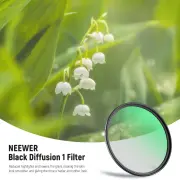 Neewer 82mm 1/1 Black Diffusion Sinematik Efekt Filtresi