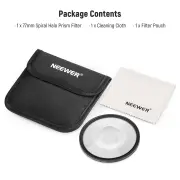 Neewer 82mm Spiral Halo Camera Lens Filter Sinematik Özel Efekt Filtresi
