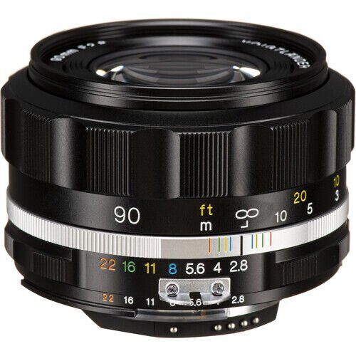 Voigtländer Apo-Skopar 90mm F2.8 SL-II S Nikon AIS F Mount Lens (Siyah)