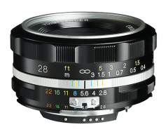 Voigtländer Color-Skopar 28mm F2.8 SL-II S Nikon AI-S F Mount Lens