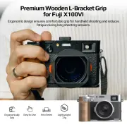 Freewell Fuji X100VI L Bracket Premium Grip Siyah