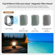 Freewell Fuji X-E5 Lens Hood (XF23mmF2.8) Gri