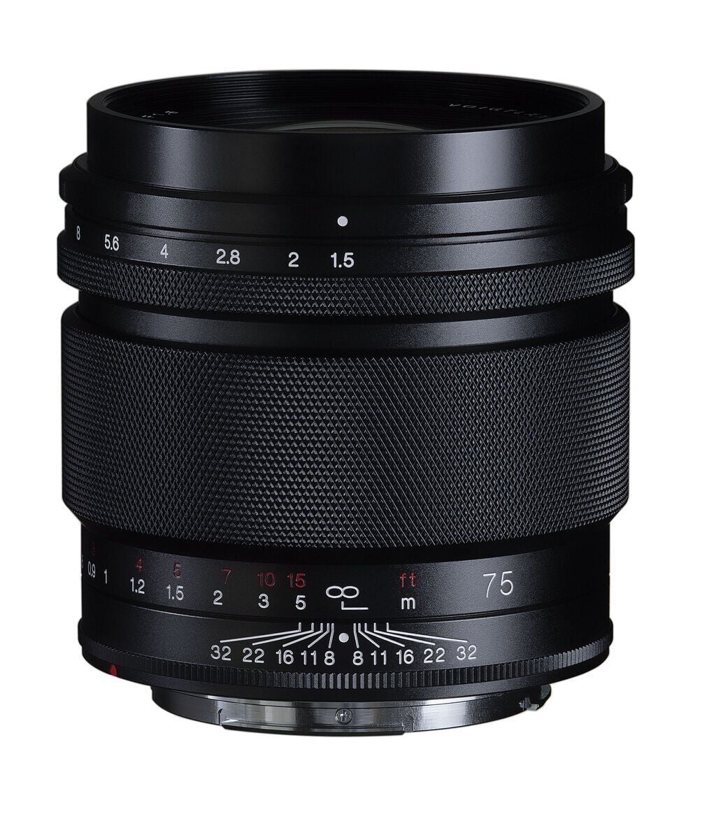 Voigtländer Nokton 75mm F1.5 Aspherical Canon RF Mount Lens