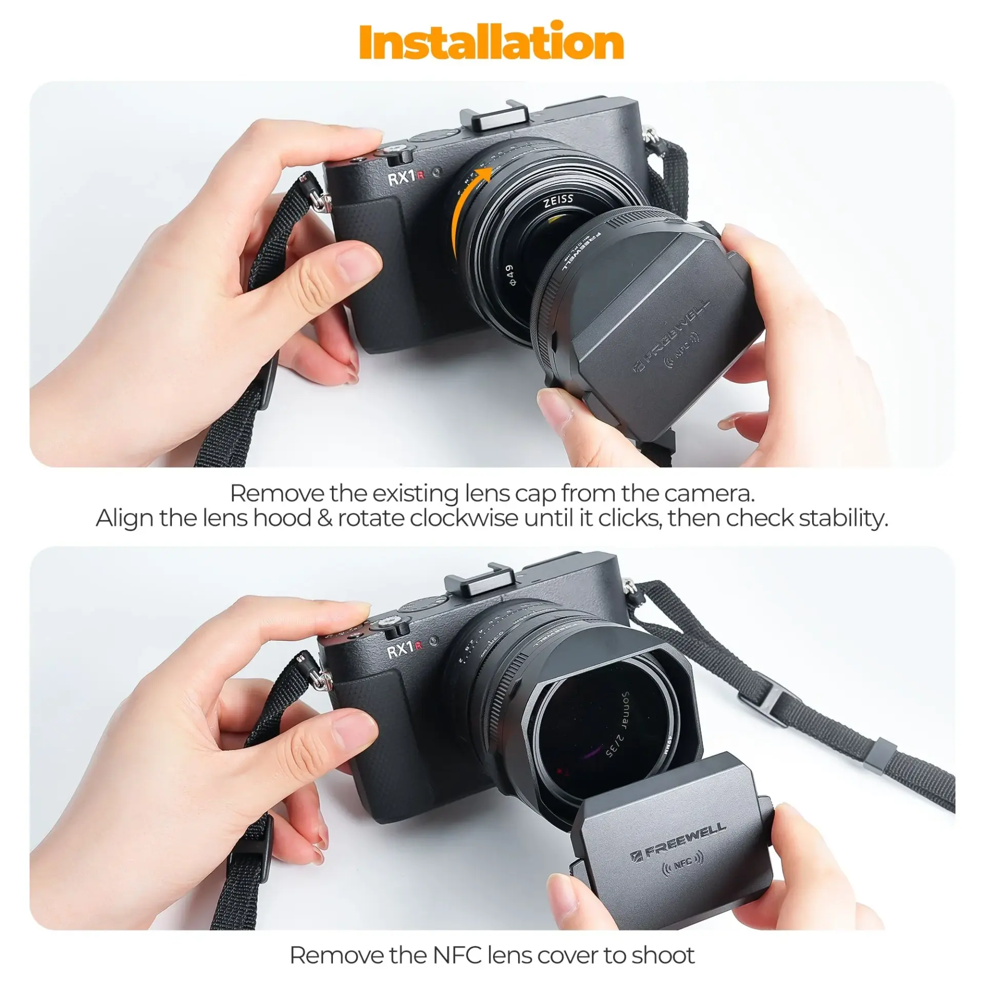 Freewell Freewell Sony RX1R III The Real Lens Hood Görsel 4